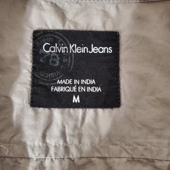 Calvin Klein Jeans Mens Size Medium Button Down - Picture 4 of 7